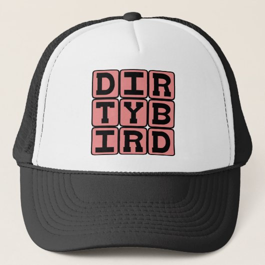 Dirty Bird, Cocktail Truckerkappe (Vorderseite)
