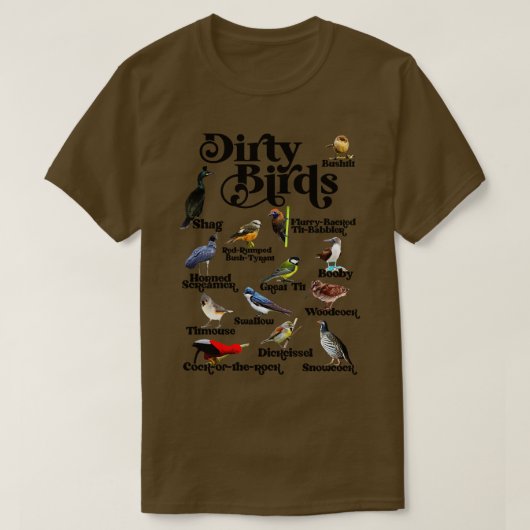 Dirty Birds Foul Language T-Shirt (Design vorne)