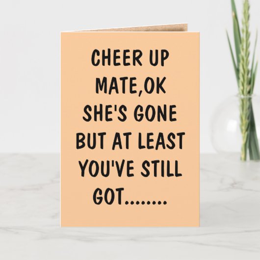 Dirty Birthday Karte (Vorderseite)