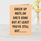 Dirty Birthday Karte (Gelbe Blume)