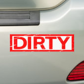 Dirty Briefmarke Autoaufkleber (Auf Auto)