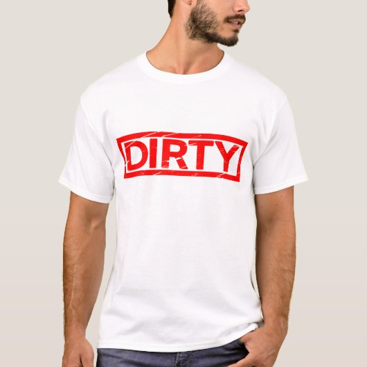 Dirty Briefmarke T-Shirt (Vorderseite)