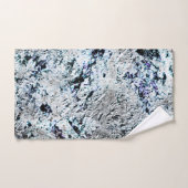 Dirty Carbon silvery fungus, sehr rustikales Bild Badhandtuch Set (Handtuch)