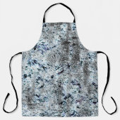 Dirty Carbon silvery fungus, sehr rustikales Bild Schürze (Vorderseite)