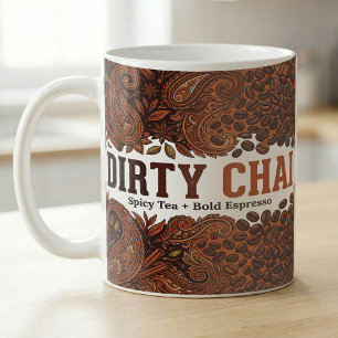 Dirty Chai Geschmack Scharfer Tee Fetter Espresso Kaffeetasse