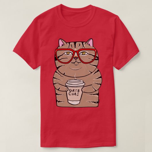 Dirty Chai Kitty T-Shirt (Design vorne)