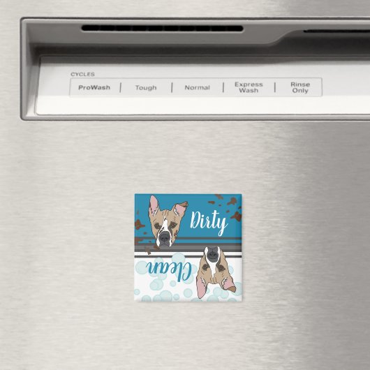 Dirty/Clean Boxer Mix Magnet (In Situ (Geschirrspüler))