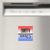 Dirty Clean Dish Washer Magnet (In Situ (Geschirrspüler))