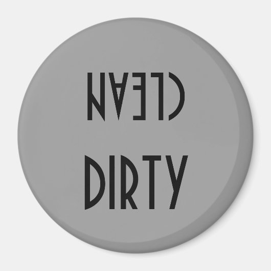 DIRTY/CLEAN DISHWASHER MAGNET (Vorne)