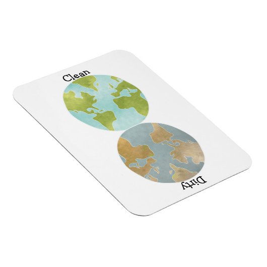 Dirty Clean Earth Flexible Magnet (Rechte Seite)
