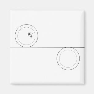 Dirty Clean Geschirr Magnet