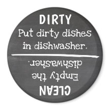 Dirty Clean Geschirr tun etwas