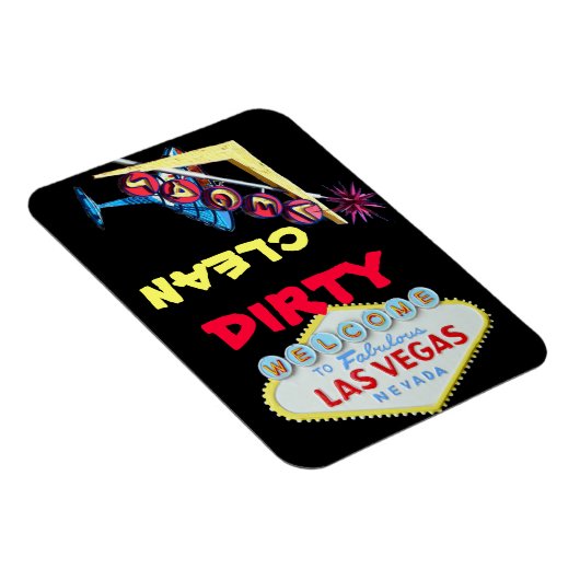 Dirty Clean Las Vegas Magnet (Rechte Seite)
