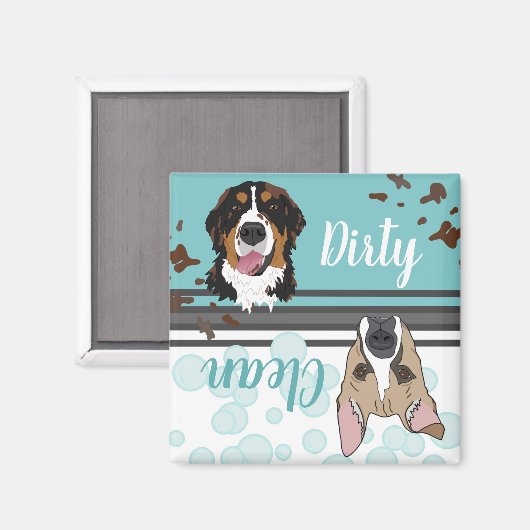 Dirty/Clean Magnet (Vorderseite/Rückseite)