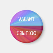 Dirty Clean | Vacant Occupied Magnet (Vorne)