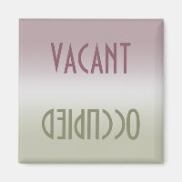 Dirty Clean | Vacant Occupied Magnet
