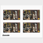 Dirty Cover Rechteckiger Aufkleber (Blatt)