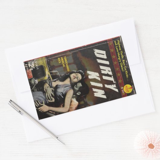 Dirty Cover Rechteckiger Aufkleber (Umschlag)