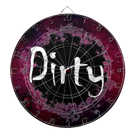 Dirty - dartbord dartscheibe (vorne)