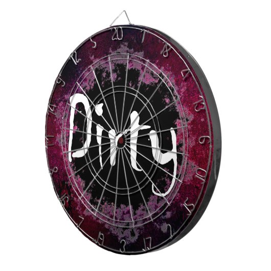 Dirty - dartbord dartscheibe (Vorderseite rechts)