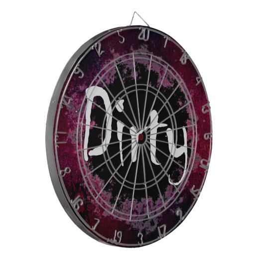 Dirty - dartbord dartscheibe (Vorderseite Links)