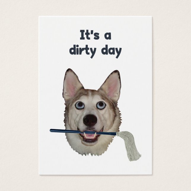 Dirty Day Dog Piss Spaß (Vorderseite)