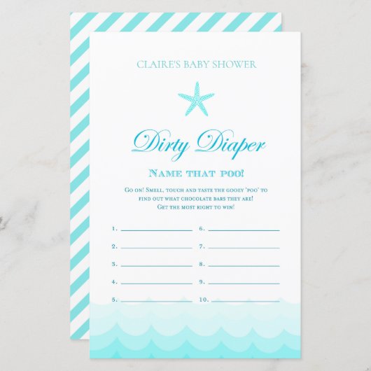 Dirty Diaper - Kinderdusche (Vorne/Hinten)