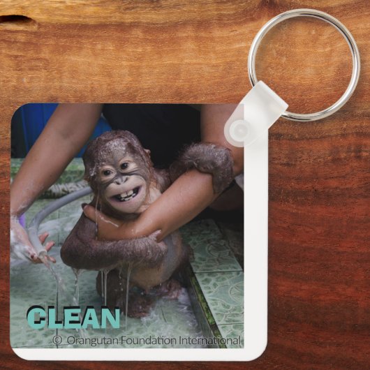 Dirty Diapers oder Clean Baby Schlüsselanhänger (Rückseite)