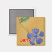 Dirty Dishwasher Status Magnet (Vorderseite/Rückseite)