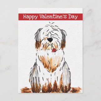 Dirty Dog Valentine's Card Postkarte