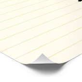 Dirty Draft Chronicles: Notebook-Spaß für Schrifts Poster (Ecke)