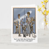 Dirty-Faltkarte Karte (Gelbe Blume)