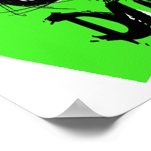 Dirty, Filthy, Grimey Dubstep Poster (Ecke)