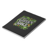 Dirty Garden Hoes Notizblock (Rotiert)