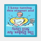 Dirty Geschirr Magnet (Vorne)