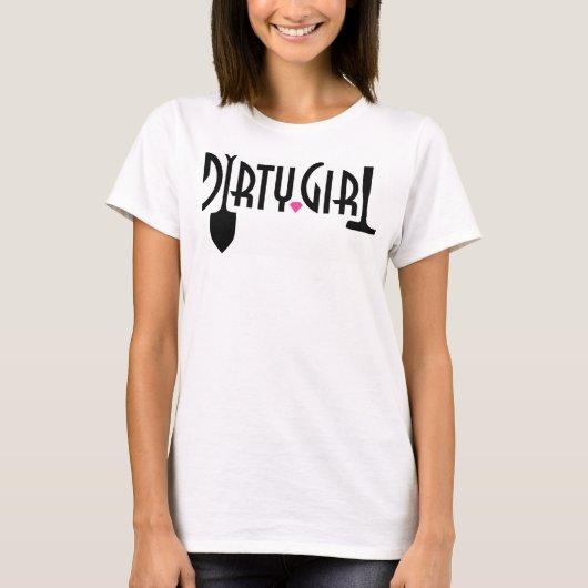 Dirty Girl-Schlangentank T-Shirt (Vorderseite)