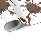 Dirty Girl Thunder_Cove Mud Splats Geschenkpapier (Rolleneckpunkt)