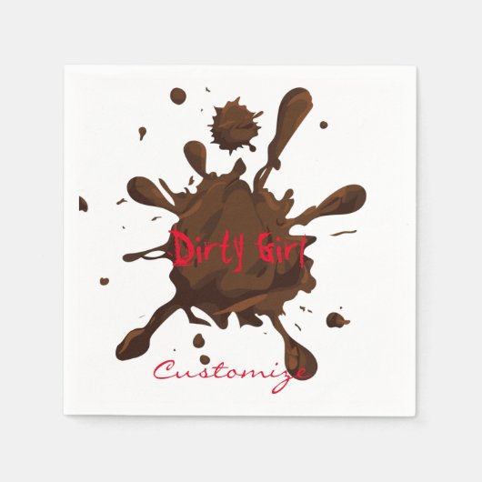 Dirty Girl Thunder_Cove Serviette (Vorderseite)