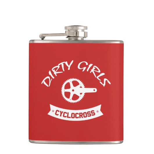Dirty Girls Cyclocross Flachmann (Vorderseite)