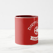 Dirty Girls Cyclocross Zweifarbige Tasse (Mittel)