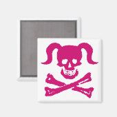 Dirty Girly Magnet (Vorderseite/Rückseite)