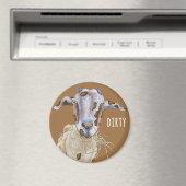 Dirty Goat Kitchen Geschirrspüler Magnet (In Situ (Geschirrspüler))