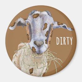 Dirty Goat Kitchen Geschirrspüler Magnet