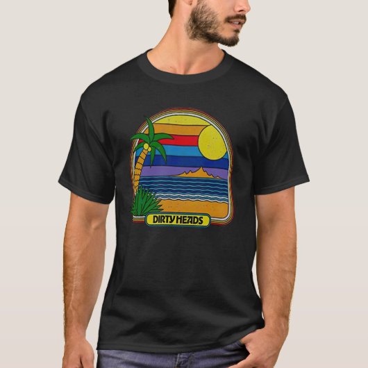 Dirty Heads Retro Beach T-Shirt (Vorderseite)