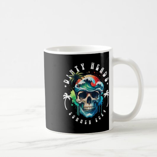 Dirty Heady Sommer 2024 Strand Kaffeetasse (Rechts)