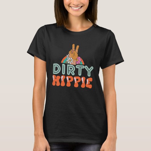 Dirty Hippie BoHo Hippie T-Shirt (Vorderseite)