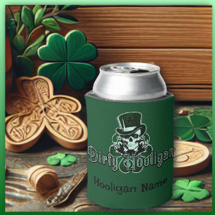 Dirty Hooligan-Logo - Personalisiert Dosenkühler