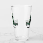 Dirty Hooligan-Logo - Personalisiert Glas (Links)