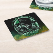 Dirty Hooligan Squad Rechteckiger Pappuntersetzer (angewinkelt)