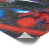 Dirty Liebe Herz der Stadt Graffiti Poster (Ecke)